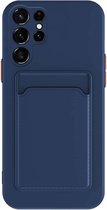 Samsung Galaxy S22 plus hoes (Case)/plain card slot/Blue / S22 hoes
