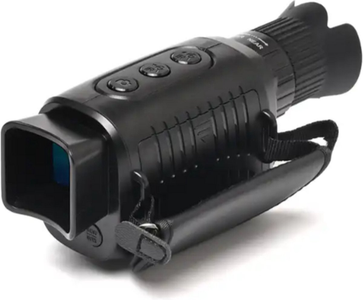 Nachtkijker - Verrekijker - 5x digitale zoom - Infrarood camera met 7 standen - Tot 256GB opslag - Nacht observatie afstand tot 800 meter - Video HD 1280x720@p30