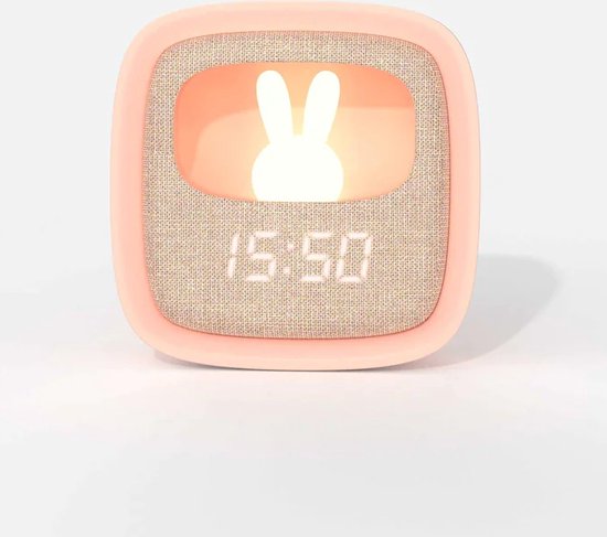 MOB Billy Clock - Horloge et réveil lapin - Pink