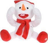Kerst - Pluche - Met Geluid en Beweging - Kiekeboe - Sneeuwpop