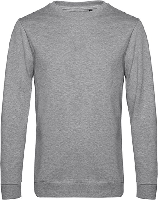 Sweater 'French Terry' B&C Collectie maat 5XL Heather Grijs