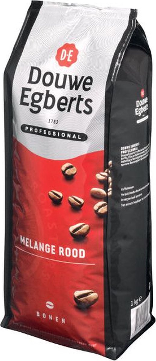 Goedkoopste Douwe Egberts Fresh Beans melange rood 6 x 1 kg