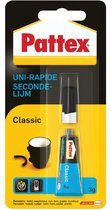 Superglue Pattex Classic tube 3 grammes sur blister - 12 pièces - 12 pièces