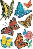 Etiket herma 3801 vlinders | Blister a 3 vel | 10 stuks