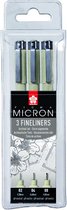 Fineliner sakura pigma micron zwart | Blister a 3 stuk | 6 stuks
