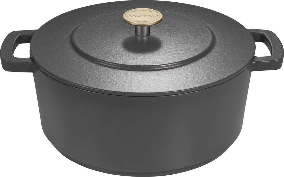 Combekk Original Dutch Oven 28 cm - Grijs - Gerecycled gietijzer