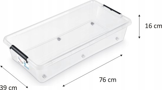 HYGOSTAR opbergbox voor PBM MINI, kunststof, blauw - Clips & Paper