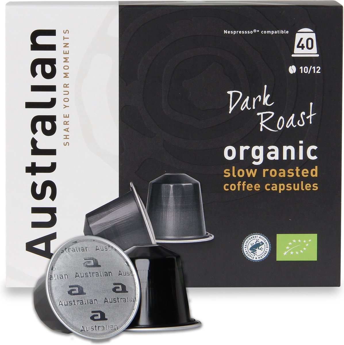 Goedkoopste Australian Homemade Capsules slowroast dark - Doos 40 capsules