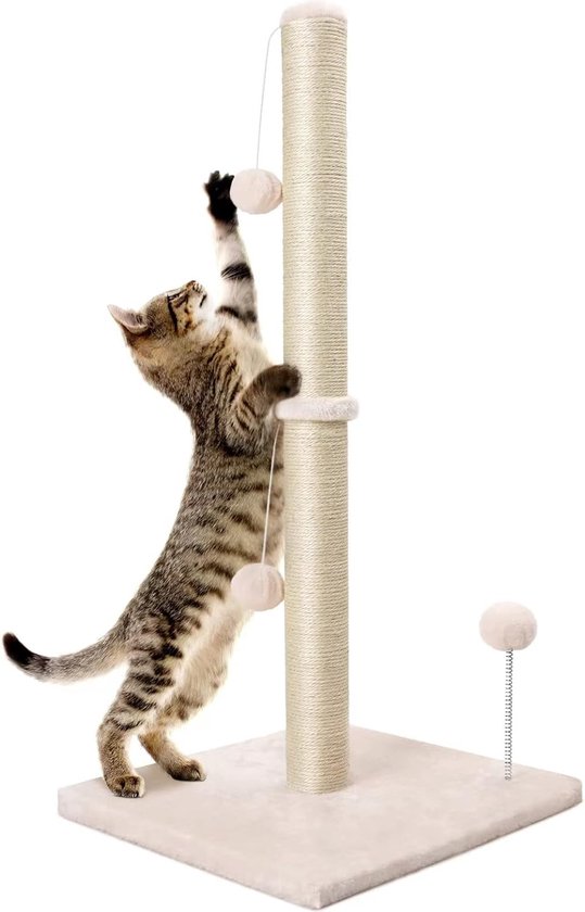 4-delige Kattenpaal Vervangende Paal, 40 cm Kattenkrabpaal Vervanging 4-delige Kattenpaal Vervangende Paal, 40 cm Kattenkrabpaal Vervanging