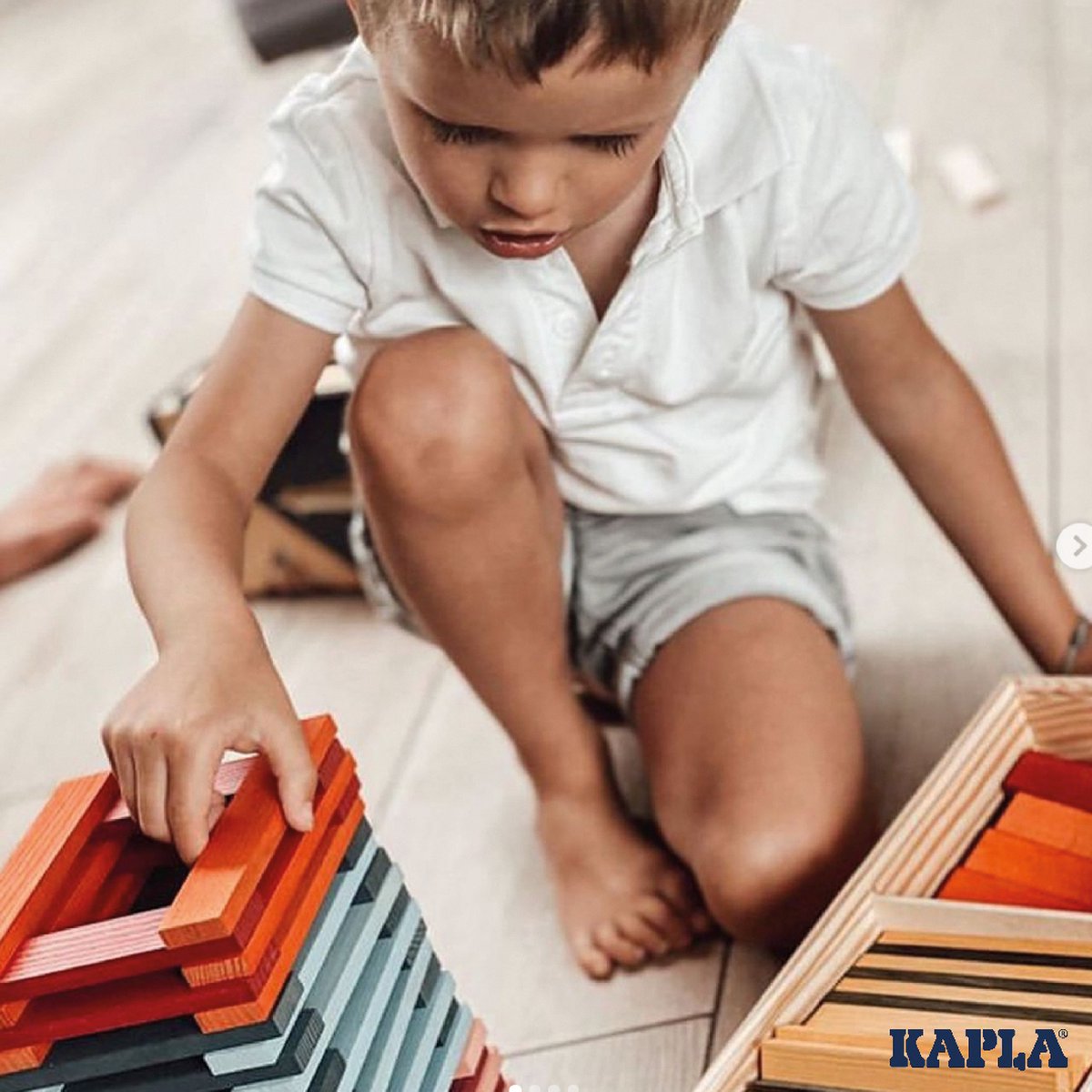 KAPLA - KAPLA Kleur - Constructiespeelgoed - 8 Kleuren- 100 Plankjes — afbeelding 3