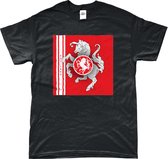 FC Twente Shirt - Het Twentse Ros - T-Shirt - Enschede - 053 - Voetbal - Artikelen - Zwart - Unisex - Regular Fit - Maat XL