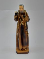 Pater Pio beeld Polystone 12 x 4 x 4 cm / Katholieke Heilige / Genezing