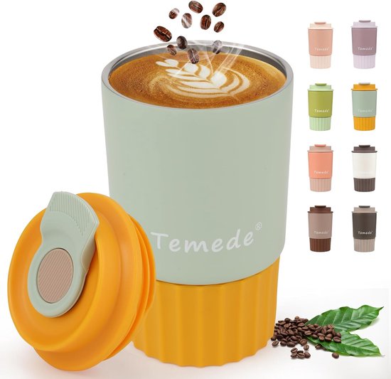 Tasse Thermos Isotherme - Café Style - Marron 