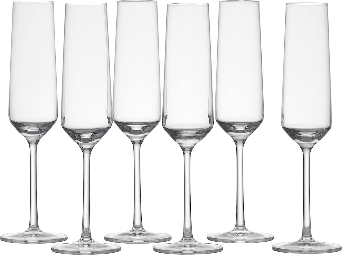 Schott Zwiesel Pure - Champagneglas - kristal - 215 ml - 6 stuks