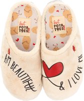 Hot Potatoes 92105 Sloffen Dames Junior - Beige - Maat 31