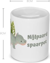 Akyol - nijlpaard Spaarpot - Nijlpaard - dieren liefhebbers - leuke cadeau voor iemand die van houdt van nijlpaarden - verjaardagscadeau - kado - gift - 350 ML inhoud