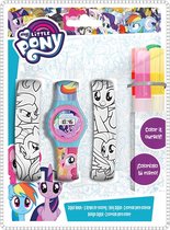 My Little Pony Horloge met inkleurbare horloge bandjes - Speelgoedsieraad - Hobby
