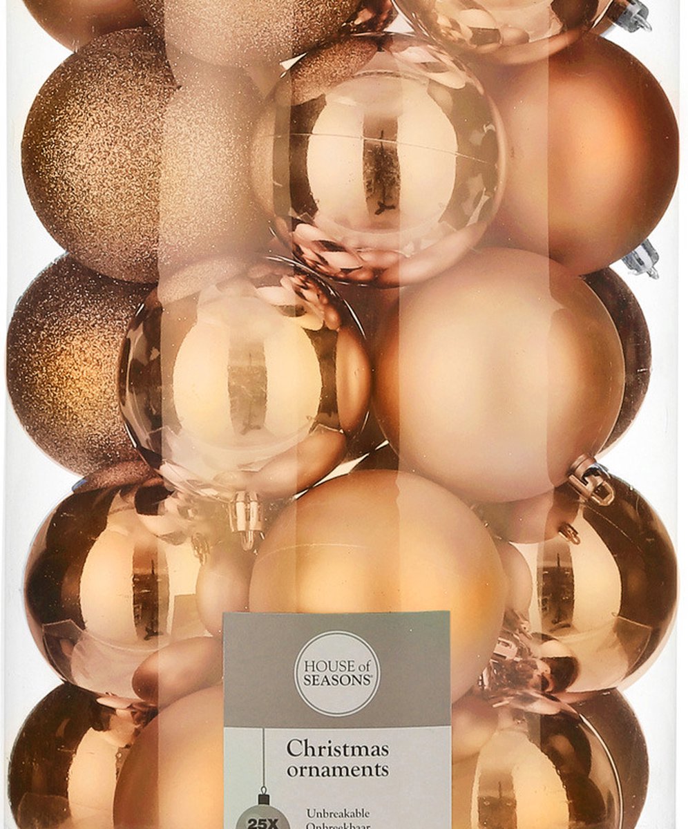WOMA Kerstballen set in 14 kerstkleuren - 111-delige set kerstballen WOMA Kerstballen set in 14 kerstkleuren - 111-delige set kerstballen