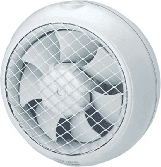 S&P HCM-180N Raamventilator Wit – Krachtige, stille ventilator met verstelbare kop en meerdere snelheidsstanden