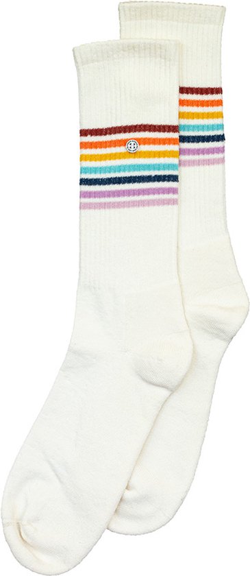 Alfredo Gonzales athletic sokken rainbow stripes wit