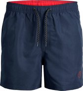 Jack & Jones Zwemshort Heren JPSTFIJI JJSWIM Effen Blauw Navy Blazer - Maat XL - Zwembroek