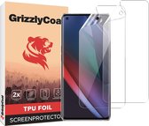 GrizzlyCoat Screenprotector geschikt voor OPPO Find X3 Neo Hydrogel TPU | GrizzlyCoat Screenprotector - Case Friendly (2-Pack)