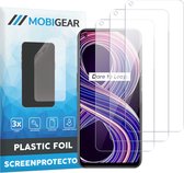 Mobigear Screenprotector geschikt voor Realme 8 | Mobigear Screenprotector Folie - Case Friendly (3-Pack)