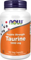 Taurine 1000mg Double Strength - 100 veggie caps