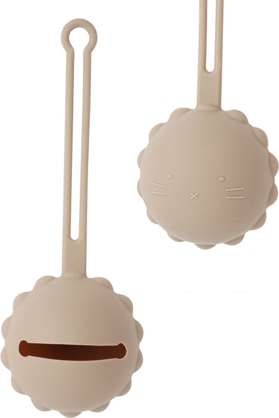 Dutsi - Série Cub - Porte-sucette en Siliconen avec motif lion - Sans BPA