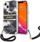 GUESS CAMO STRAP COLLECTION IPHONE 13 MINI HOESJE