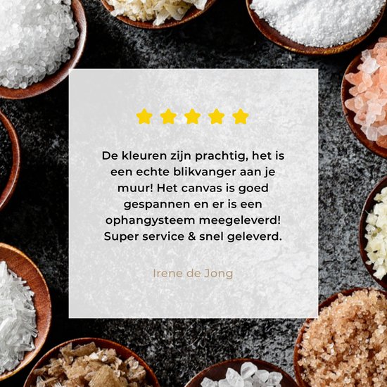 Impression sur Toile Cuillère - Herbes - Épices - Cuisine - Industriel - 40x60 cm - Décoration murale