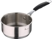 Masterpro BGMP-1590 casserole à sauce 1,3 L Rond Noir, Acier inoxydable