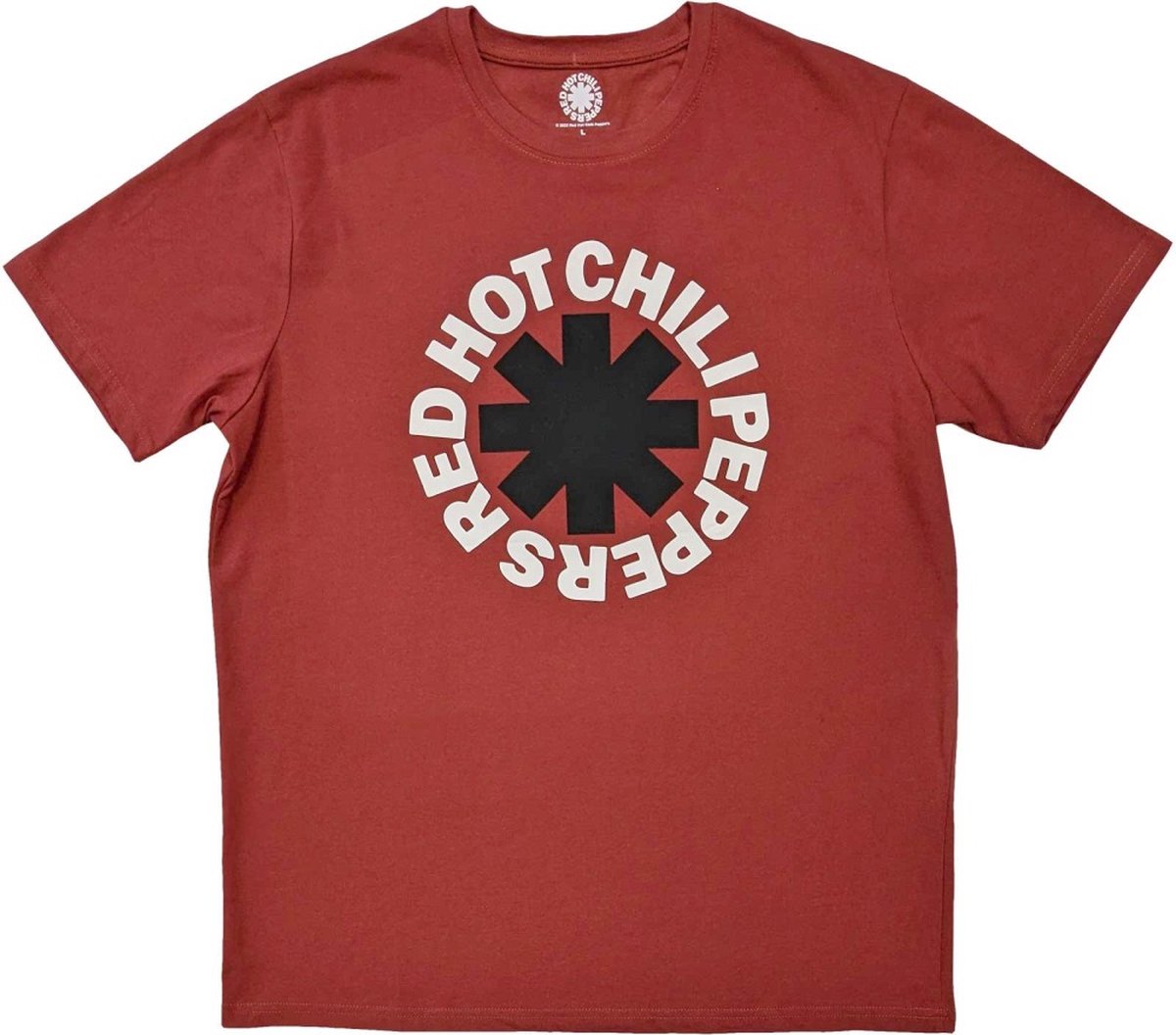 Red Hot Chili Peppers - Classic Asterisk Heren T-shirt - S - Rood