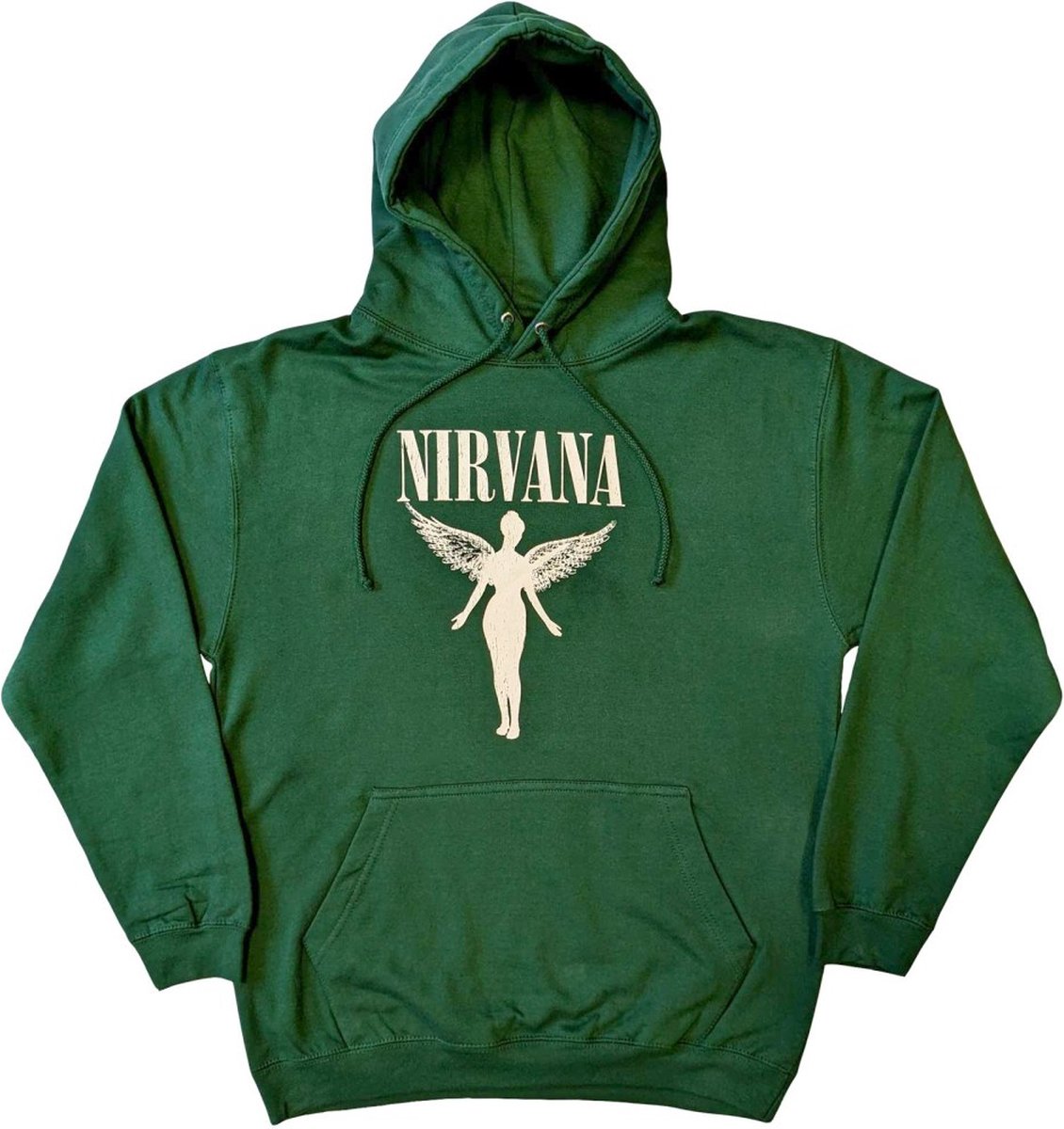 Nirvana - Angelic Mono Hoodie/trui - M - Groen