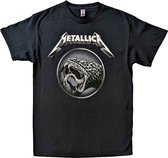 Metallica - Black Album Poster Heren T-shirt - S - Zwart