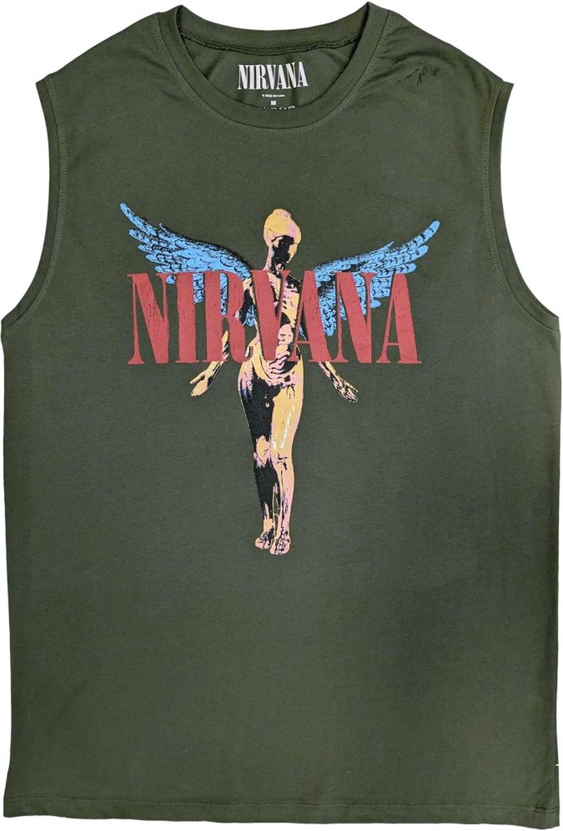 Nirvana - Angelic Tanktop - S - Groen