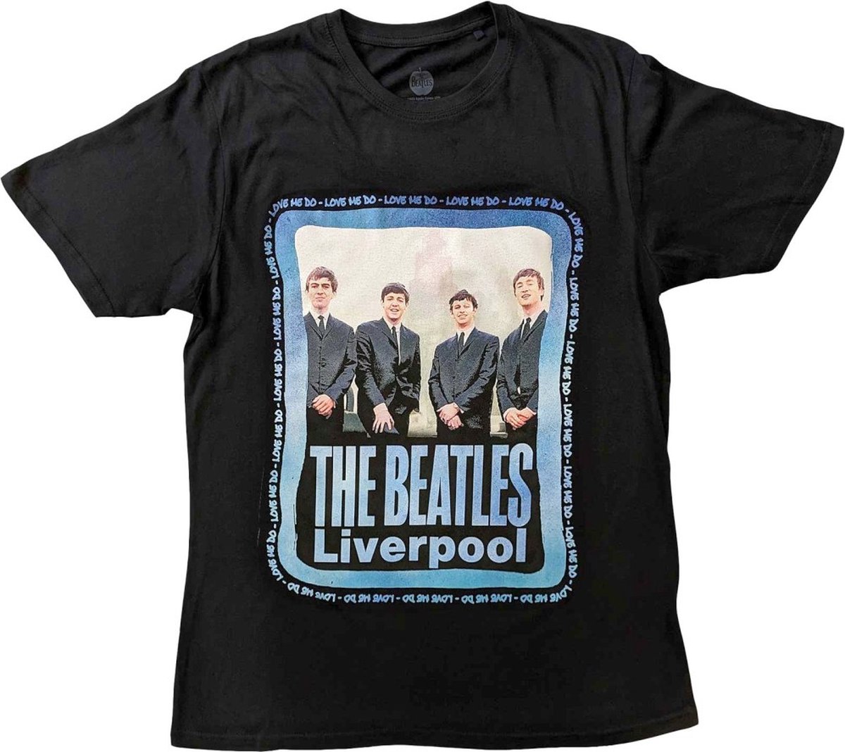The Beatles - Pier Head Frame Heren T-shirt - 2XL - Zwart