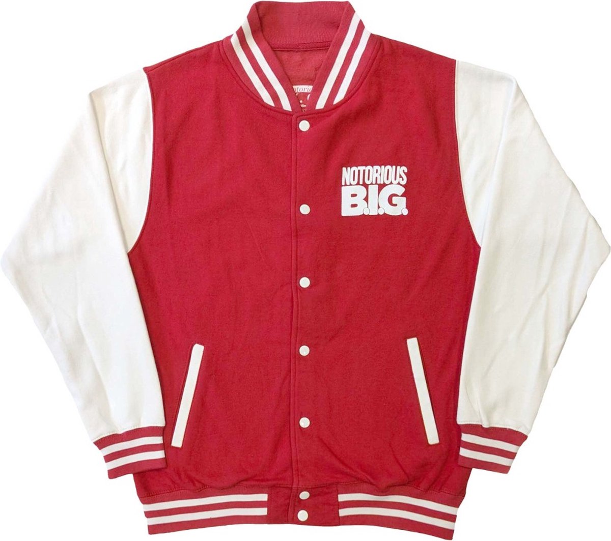 Biggie Smalls - Reachstrings Varsity jacket - M - Rood/Wit