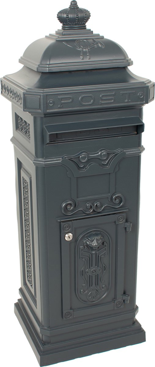 V-Part - Kolombrievenbus - Cast aluminium Powder Coated - antraciet - Brievenbus