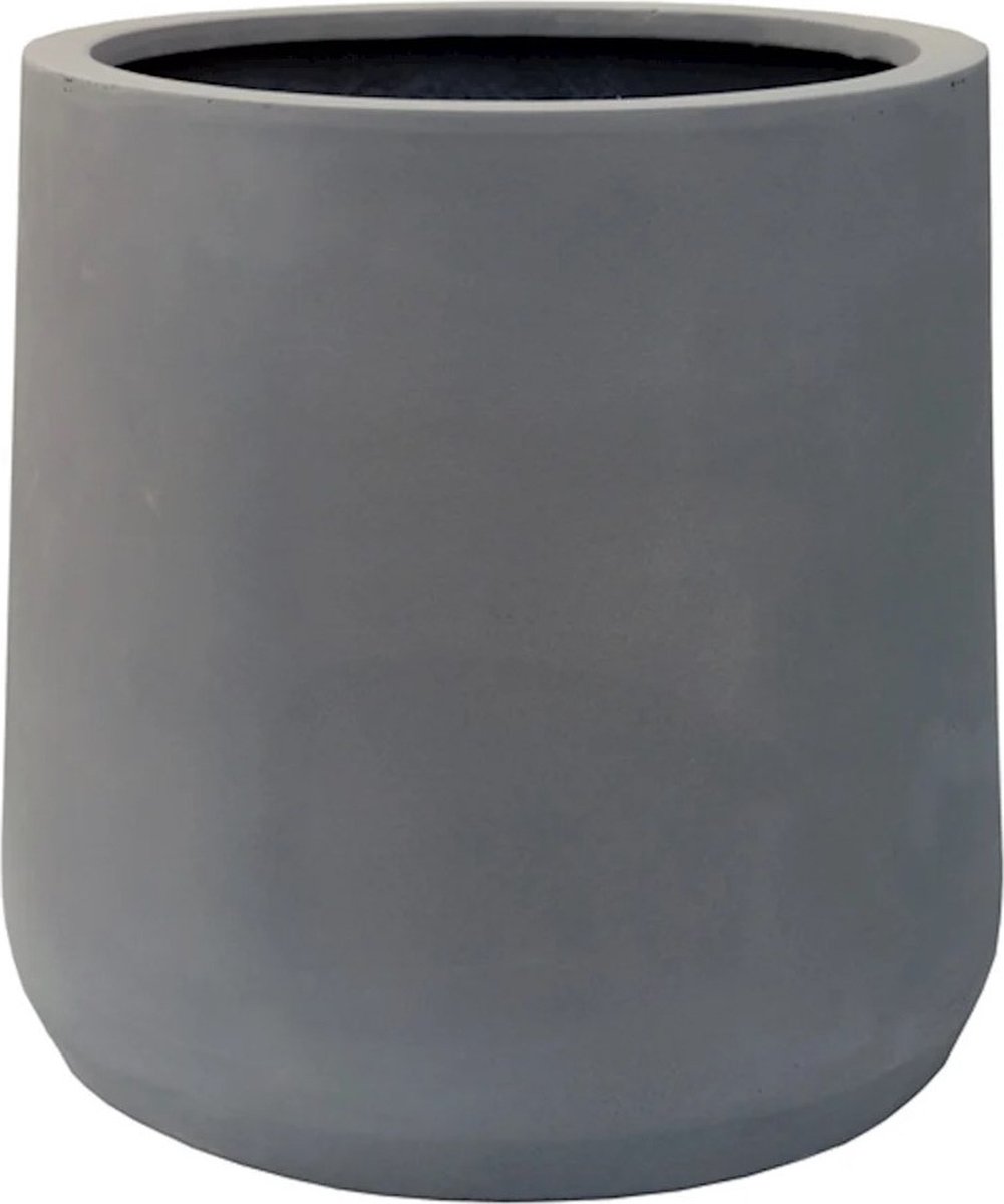 Bloempot Portland | Grijs | Large | Fiberstone | Ø55 x H50cm