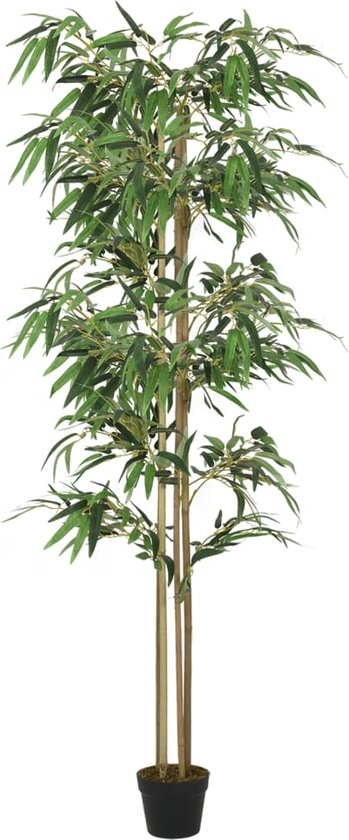 vidaXL - Kunstplant - bamboe - 988 - bladeren - 150 - cm - groen