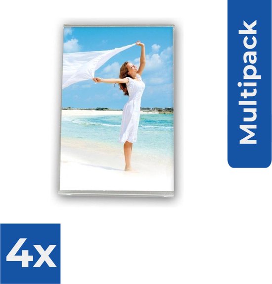 Zep Fotolijst 730112 Vertical 3.5x4.5 cm - Fotolijst - Voordeelverpakking 4 stuks