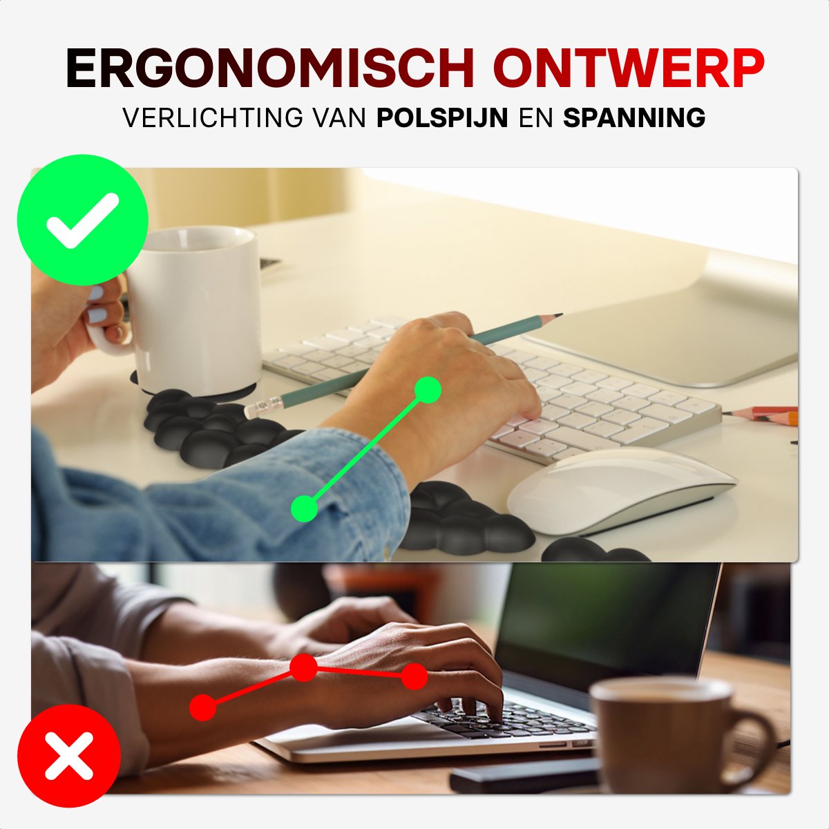 LJYZMD Wolk polssteun set voor toetsenbord en muis, inclusief schattige onderzetter, met computers en laptops (paarse ster set