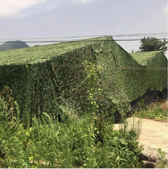8x2 meter camouflage net groen — afbeelding 4