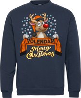 Pull de Noël Volendam | Ugly Christmas Pull Femme Homme | cadeau de Noël | Supporter du FC Volendam | Marine | taille 3XL