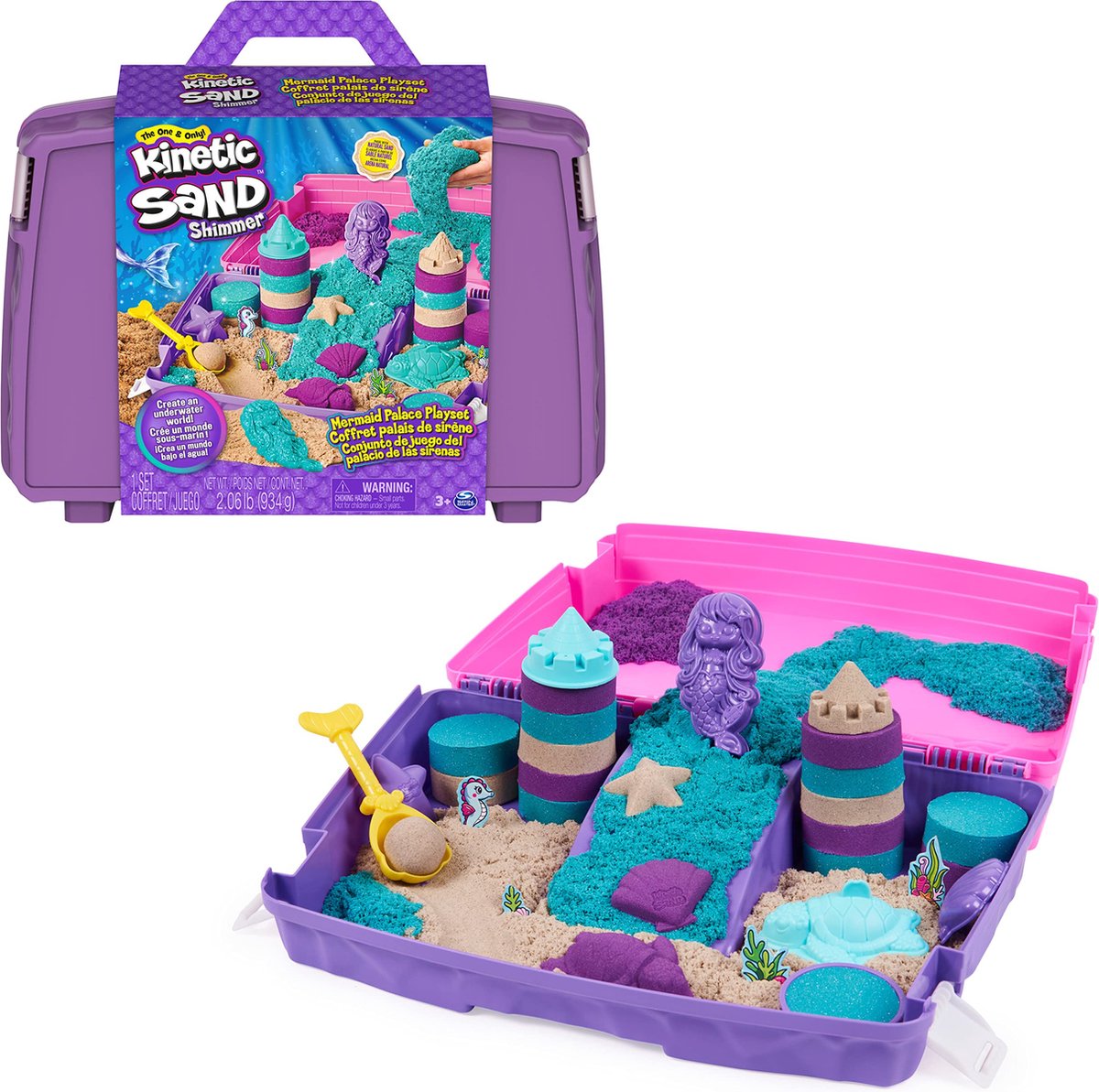 Coffret Arc-en-ciel Kinetic Sand - Jouet créatif pour enfant de 3