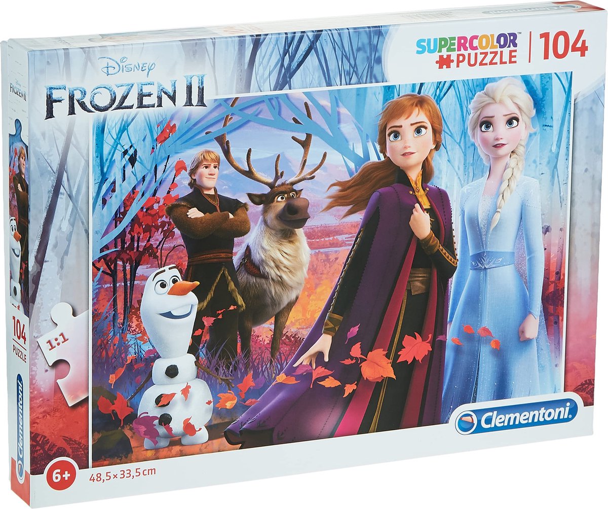 Clementoni Legpuzzel Frozen 2 Junior Karton 104 Stukjes