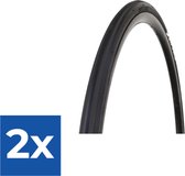 Buitenband VWP 700-25C Flex-Pro slick zwart 62TPI vw - Voordeelverpakking 2 stuks