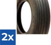 Deli Tire Buitenband 4 play 400 x 8 zw - Voordeelverpakking 2 stuks