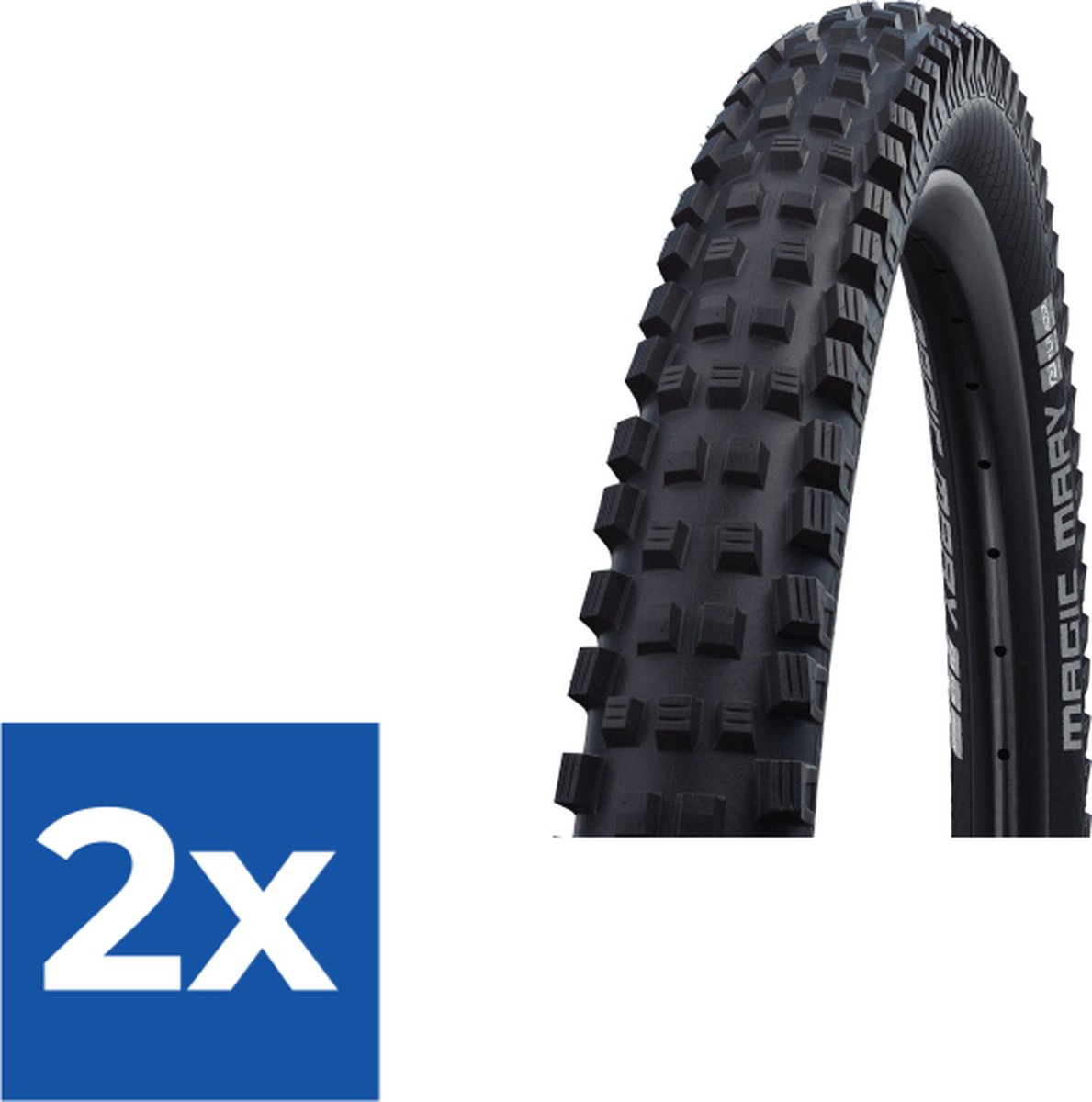 SCHWALBE Magic Mary Clincher Tyre 27.5 Addix UltraSoft Downhill Bandenmaat 60-584 | 27-5x2-35 - Voordeelverpakking 2 stuks